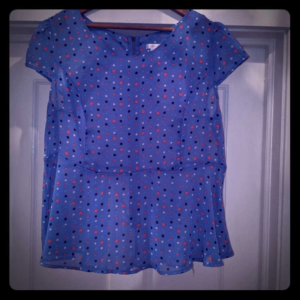 Peplum blouse